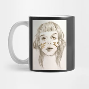 Aurora Aksnes portrait sketch Mug